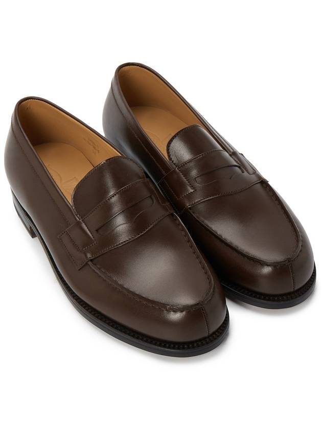 Leather Loafer Chocolate - J.M. WESTON - BALAAN 4