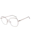 Eyewear Square Eyeglasses Gold - ESCADA - BALAAN 1