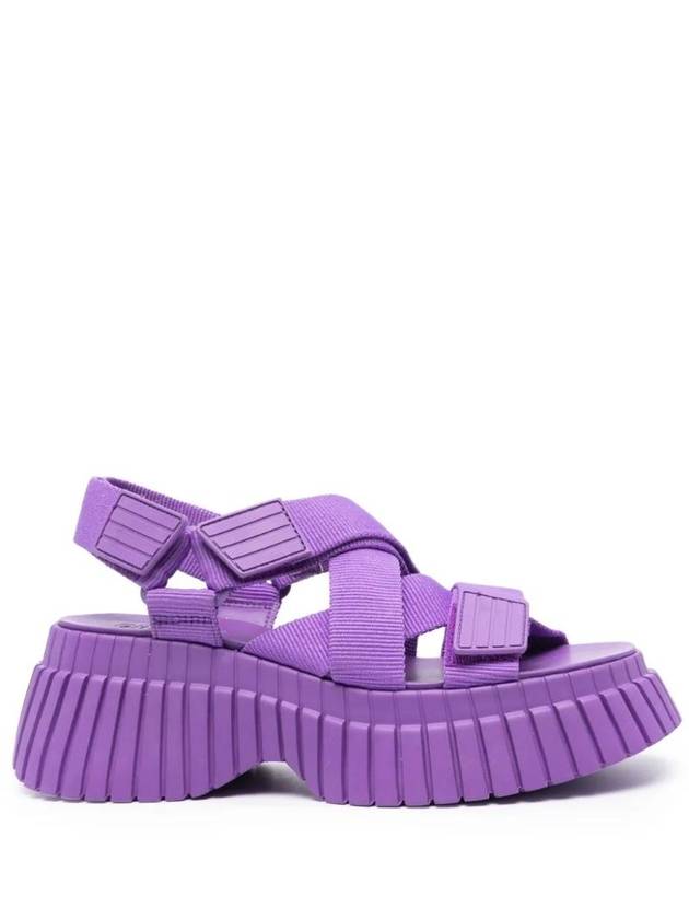 BCN Cross Strap Sandals Purple - CAMPER - BALAAN 1