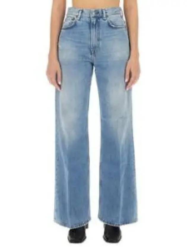 Denim Straight Pants A00385 228 Blue - ACNE STUDIOS - BALAAN 2