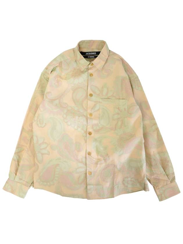 La chemise Simon Long Sleeve Shirt Beige - JACQUEMUS - BALAAN 2