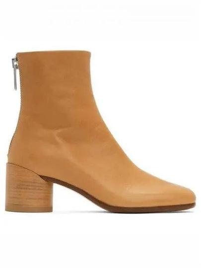 Leather Ankle Middle Boots Sudan Brown - MAISON MARGIELA - BALAAN 2