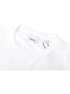 logo print cotton short sleeve t-shirt white - BURBERRY - BALAAN 4