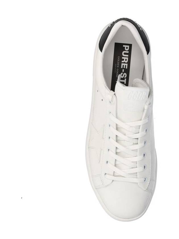 Purestar Black Tab Low Top Sneakers White - GOLDEN GOOSE - BALAAN 5