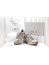 Used Luxury Daall Chrono Sneakers White Nude Metal Women s Size 37 KCK414TXX S15U - DIOR - BALAAN 3