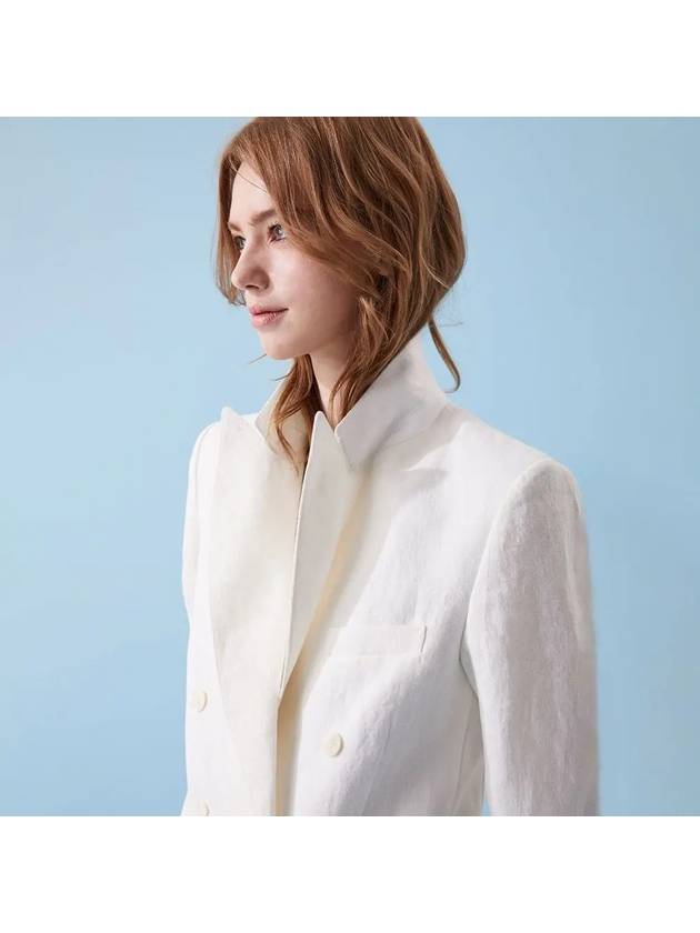 volume linen double jacket white - VOYONN - BALAAN 4