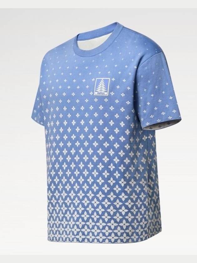 1AGJUI Knitted Cotton T Shirt Short Sleeve - LOUIS VUITTON - BALAAN 2