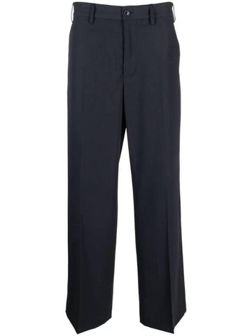 Virgin Wool Wide Pants Navy - OUR LEGACY - BALAAN 1