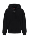 S Macs Logo Hoodie Black - DIESEL - BALAAN 2