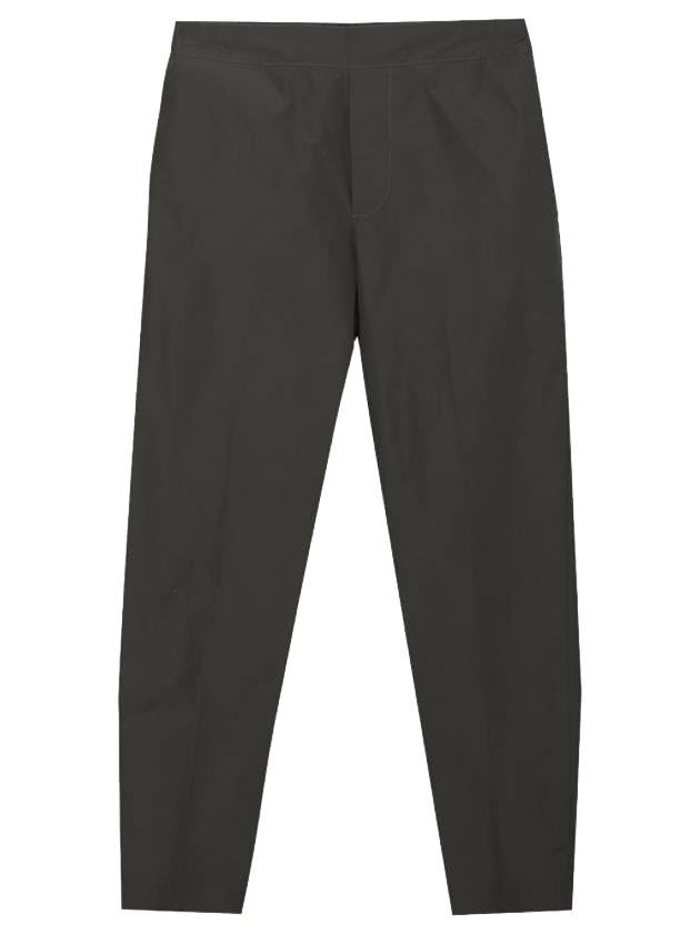 Men's City Straight Pants Brown Khaki - MAISON KITSUNE - BALAAN 1