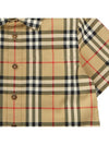 Kids Vintage Check Short Sleeve Shirt Beige - BURBERRY - BALAAN 6