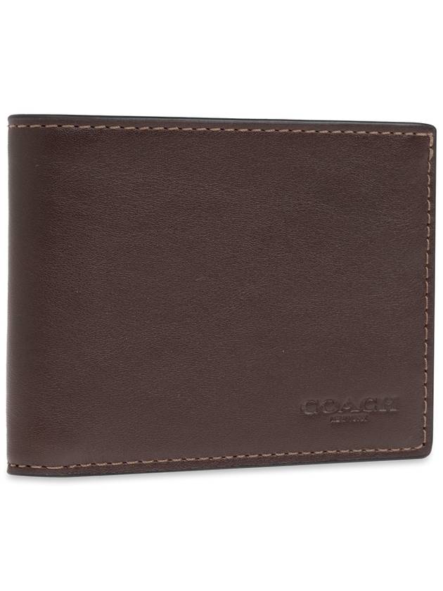 Coach Leather Wallet, Men's, Brown - COACH - BALAAN 4