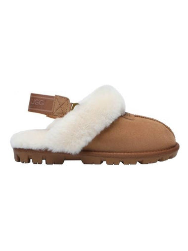 Suzie Strap Slippers Chestnut - EVER AUSTRALIA UGG - BALAAN 1