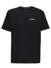 P 6 Logo Responsibili Short Sleeve T-Shirt Black - PATAGONIA - BALAAN 6