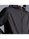 Etiache Rain Hooded Zip Up Black - MONCLER - BALAAN 5