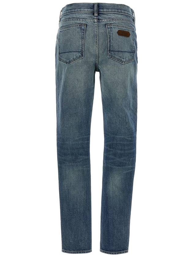 Denim Straight Pants PAD113DEX223HB601 - TOM FORD - BALAAN 3