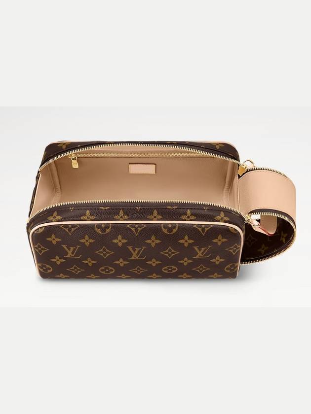 Dopp Kit Toilet Monogram Canvas Pouch Bag Brown - LOUIS VUITTON - BALAAN 4