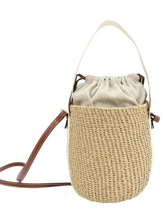 small woody logo bucket bag beige - CHLOE - BALAAN 3