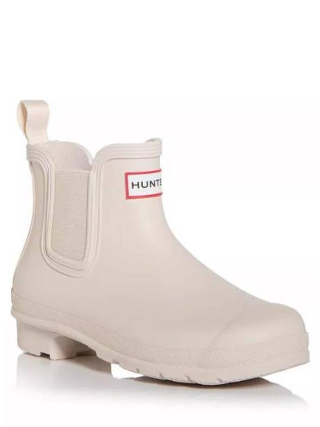 Women's Original Chelsea Rain Boots Beige - HUNTER - BALAAN 2