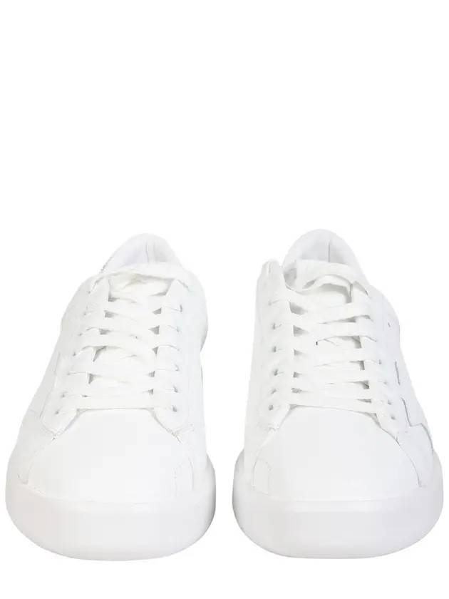 Purestar White Silver Glitter Heel Tab Sneakers - GOLDEN GOOSE - BALAAN 4