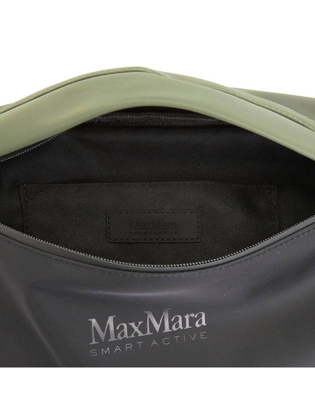 Gru Logo Print Belt Bag Green - MAX MARA - BALAAN 8