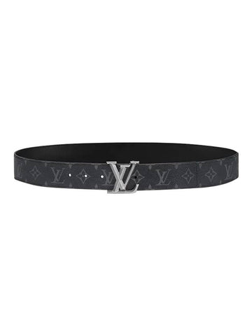 Men's LV Pyramide 40MM Leather Belt Black - LOUIS VUITTON - BALAAN 1