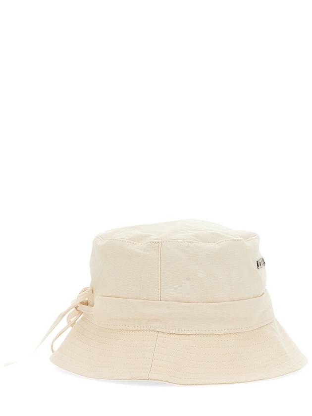 Le bob Gadjo Bucket Hat Offwhite - JACQUEMUS - BALAAN 4