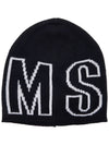 Logo Beanie Black - MSGM - BALAAN 11