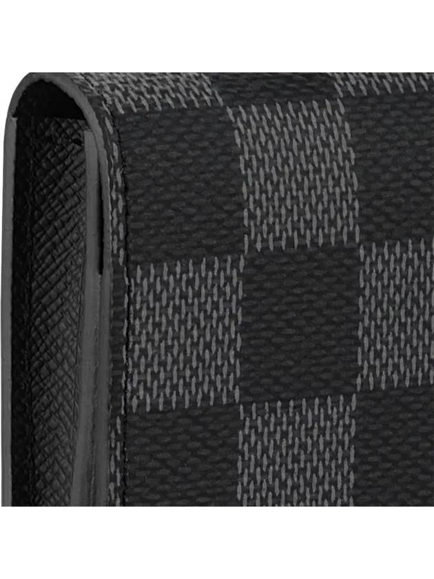 Damier Graphite Envelope Business Card Wallet Black - LOUIS VUITTON - BALAAN 3