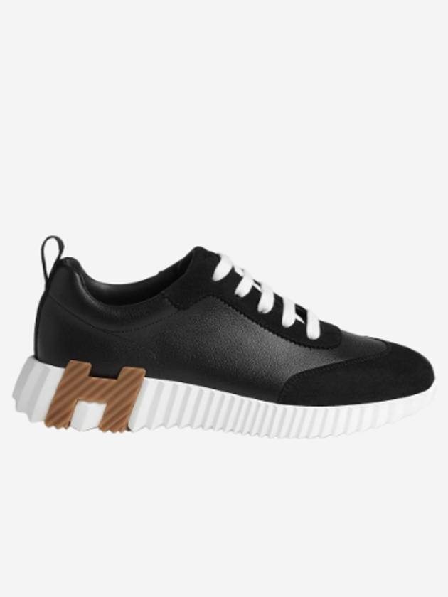 Bouncing Low Top Sneakers Noir - HERMES - BALAAN 3