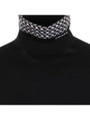 fine wool knit turtleneck black - PRADA - BALAAN 3