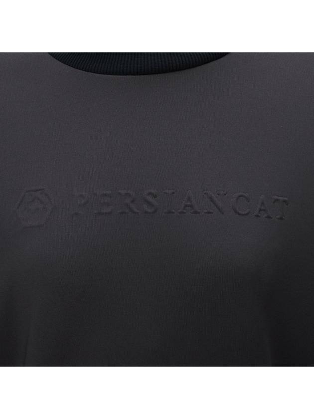 WOMEN Embossed Logo Basic T-Shirt Black - PERSIANCAT - BALAAN 4