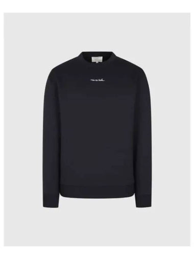 TRAVISMATHEW Unisex Long Sleeve Sweatshirt Navy - TRAVIS SCOTT - BALAAN 1