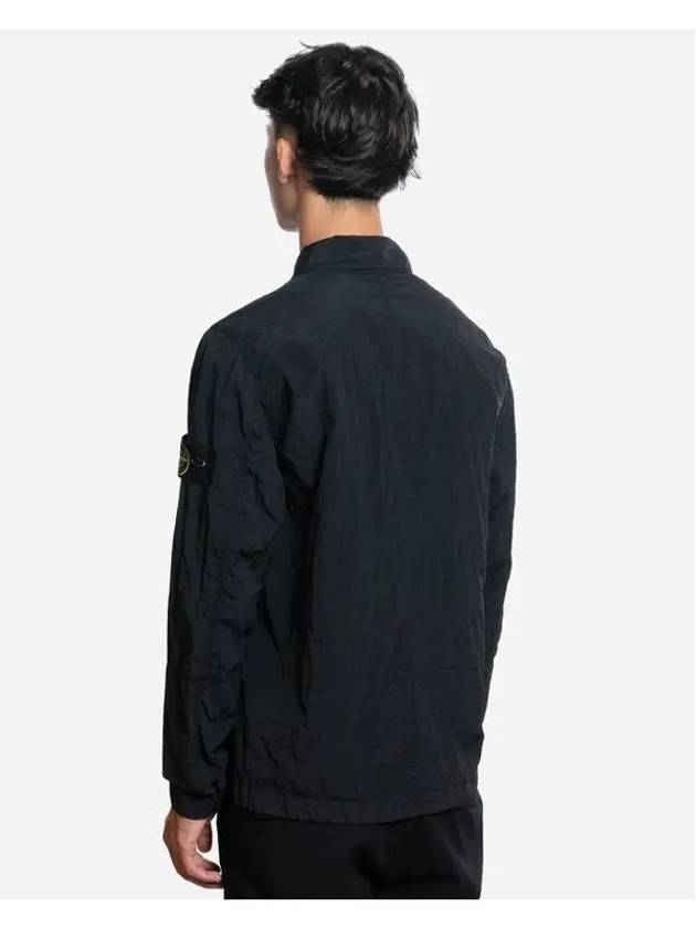 Nylon Metal Econyl Long Sleeve Shirt Black - STONE ISLAND - BALAAN 5