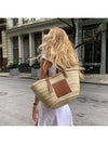 Bag Raffia Rattan Basket Bag Large Natural Tan 327 02 S81 - LOEWE - BALAAN 5