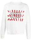 Numbering Graphic Logo Cotton Sweatshirt White - MAISON MARGIELA - BALAAN 1