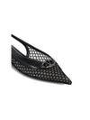 V logo mesh slingback heel 4W0S0IY1TKJ 0NO - VALENTINO - BALAAN 4