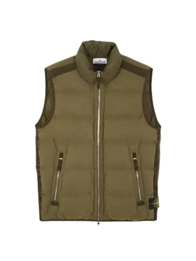 Seamless Tunnel Vest Khaki - STONE ISLAND - BALAAN 3