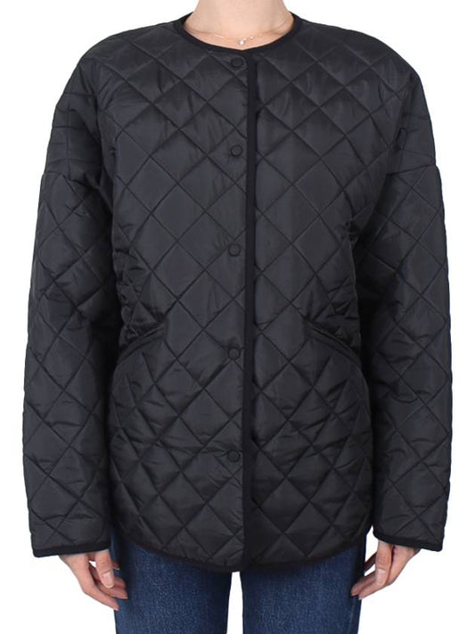 Quilted Jacket Black - TOTEME - BALAAN 2