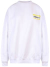 Name Tag Print Cotton Sweatshirt White - VETEMENTS - BALAAN 1