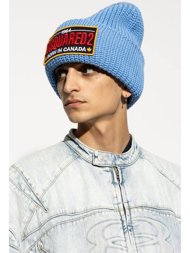 Dsquared2 Cap With Logo, Men's, Blue - DSQUARED2 - BALAAN 2