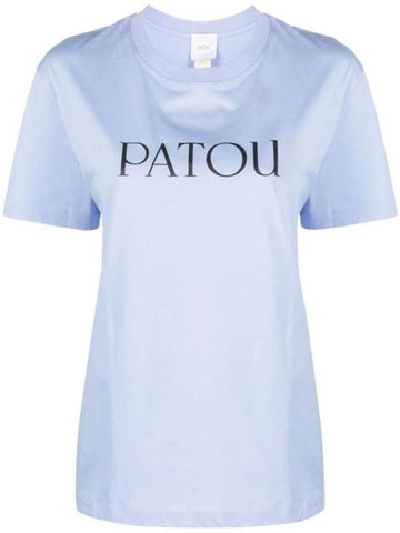 Short Sleeve T-Shirt JE0299999 632B ALASKA BLUE - PATOU - BALAAN 1