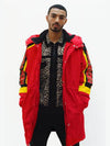 Sideline Sleeve Parka Red Long Padded Sleeve Logo Sideline Parka - SUPREME - BALAAN 5