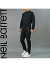 Men's Lightning Bolt Sweatshirt Wash Black - NEIL BARRETT - BALAAN 2