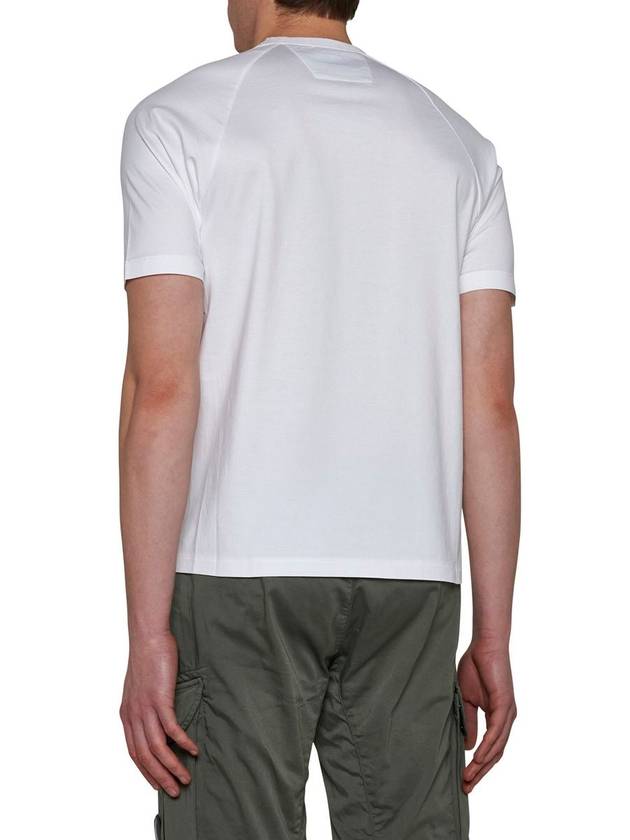 Metropolis Series Short Sleeve T-Shirt White - CP COMPANY - BALAAN 5