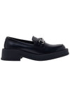 Men's Horsebit Leather Loafers Black - GUCCI - BALAAN 1