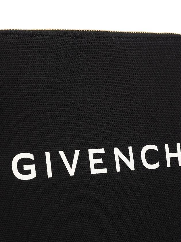 Logo Print Large Pouch Bag Black - GIVENCHY - BALAAN 5