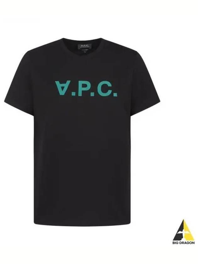 VPC Logo Organic Cotton Short Sleeve T-Shirt Black - A.P.C. - BALAAN 2