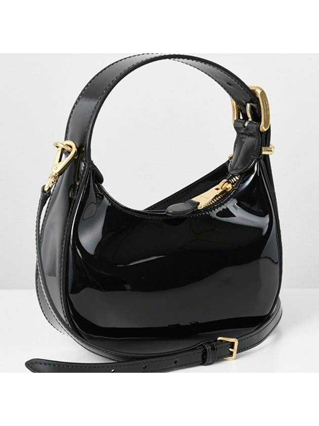 Patent Leather Hobo Shoulder Bag Black - MIU MIU - BALAAN 6