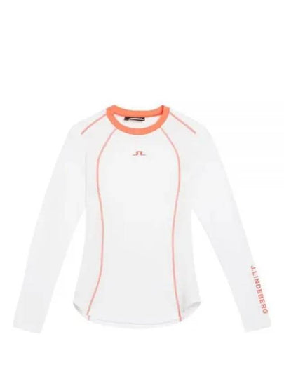 Amelia Long Sleeve T-Shirt White - J.LINDEBERG - BALAAN 2